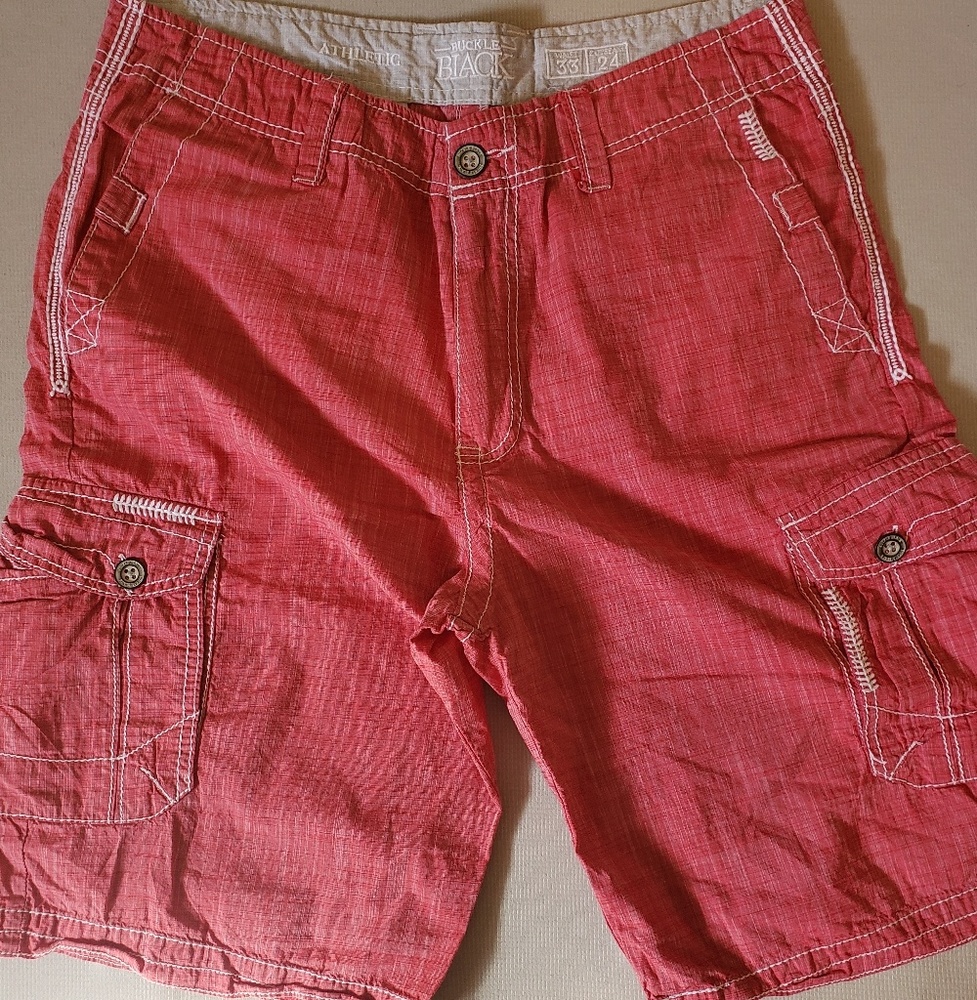 Mens Buckle Shorts